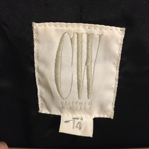 Clifford & Wills black 3/4 length blazer size 14 - Picture 2 of 7